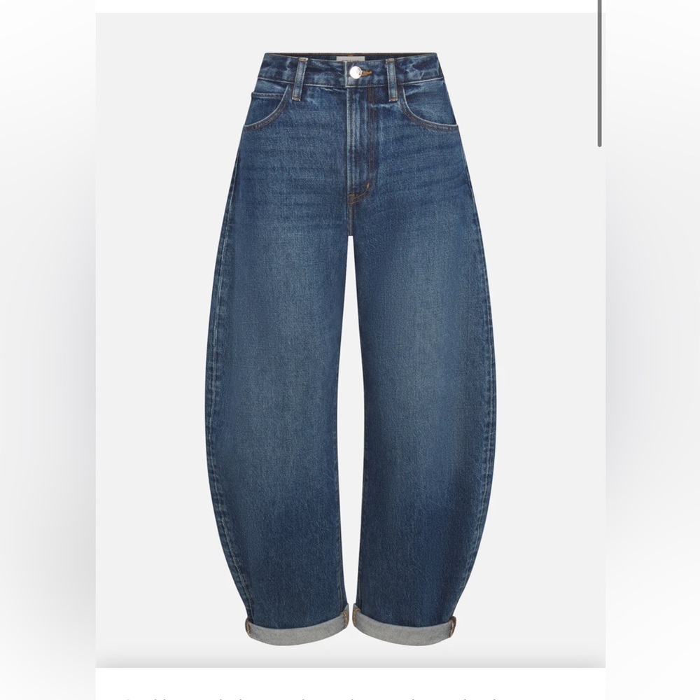 Frame Denim The Bubble Jeans Westbury size 24 dark wash 29in LBL727 high rise